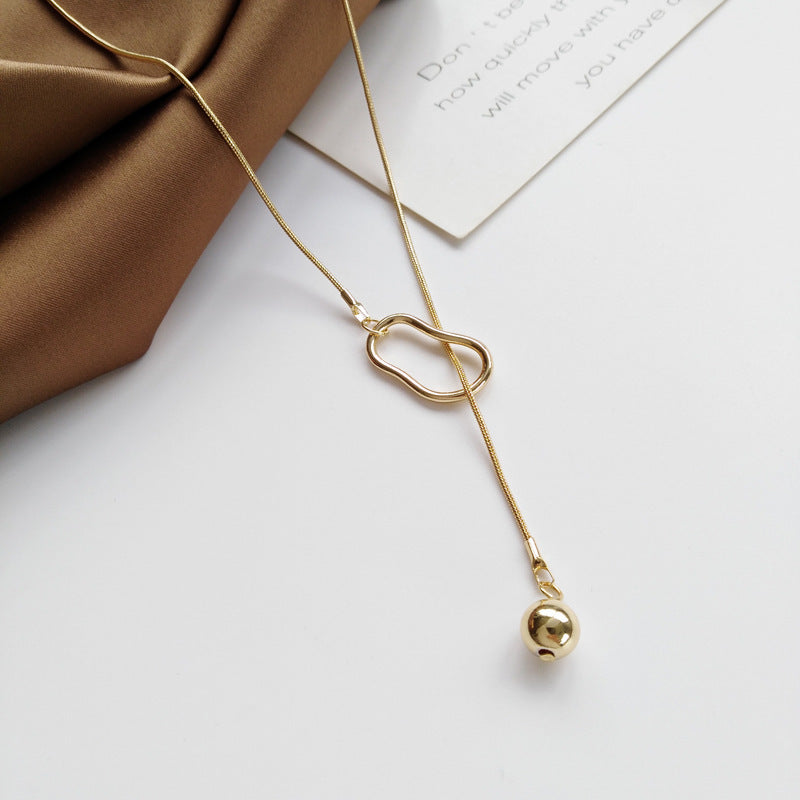 Women's Mori Style Blue Mermaid Tears Fish Cat Clavicle Chain Light Necklace