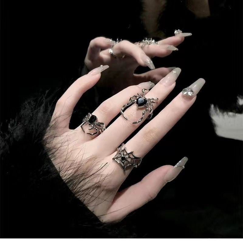 Female Niche Design Combination Sweet Cool Simple Ring