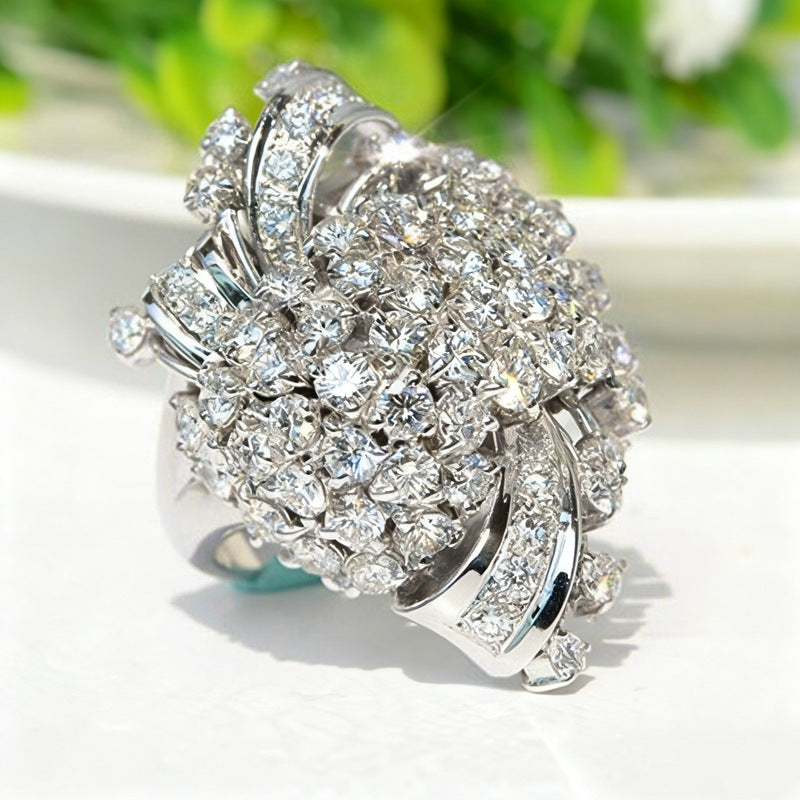 Luxury Style Shiny Marriage Proposal Advanced Rings