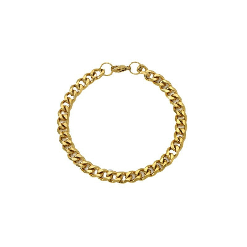 Fashion Electroplated Single Woven Grinding Six Bracelets