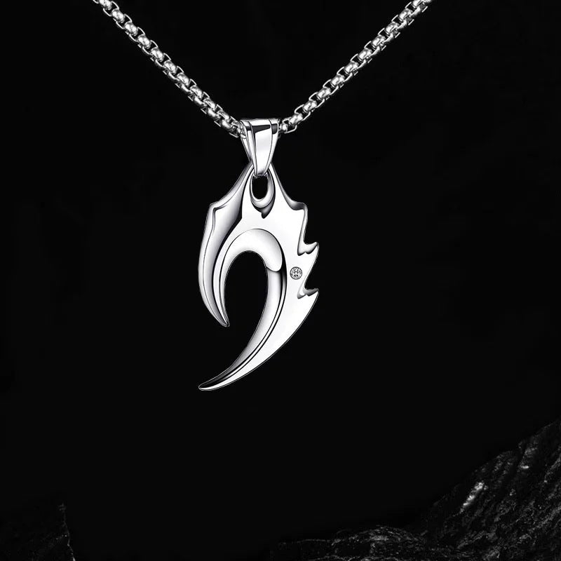 Men's Personalized Spearhead Arrow Stainless Steel Small Necklaces