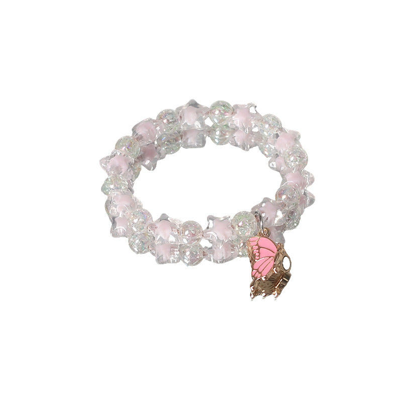 Beaded Magnetic Butterfly Couple Good-looking Sweet Girlfriends For Boyfriend Bracelets