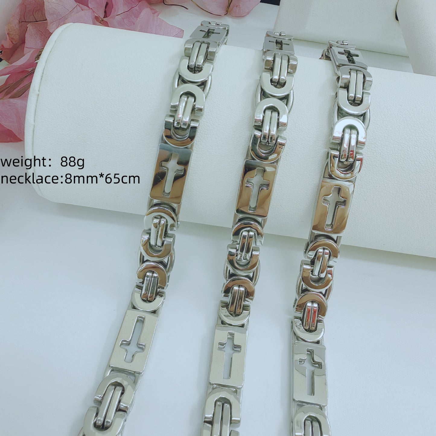 Fashion Trendy Unique Man's Stainless Steel Necklace