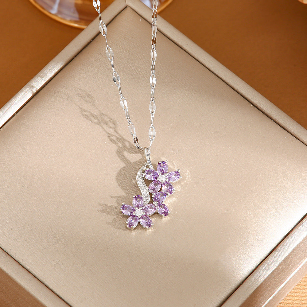 Women's Titanium Steel No Fading High-grade Design Necklaces