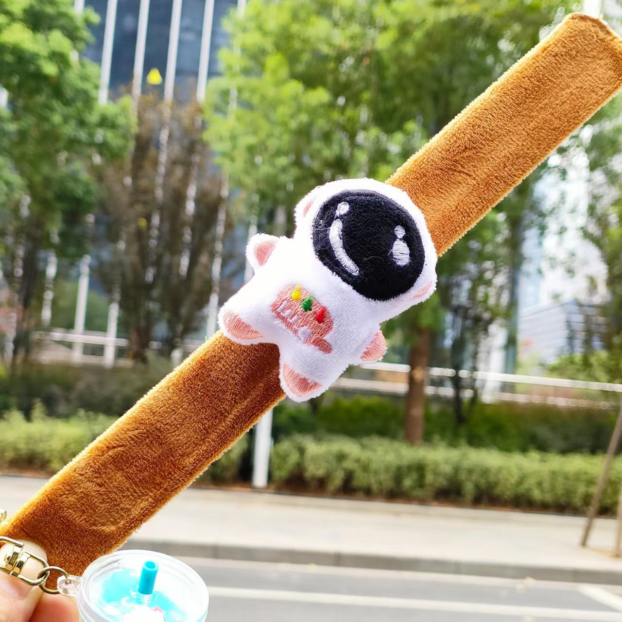 Children's Plush Cartoon Pop Sunflower Couple Female Bracelet