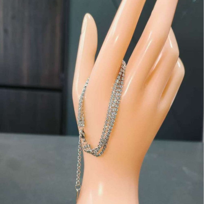 Zircon Tennis Chain Light Luxury Cold Style Girlfriends Full Diamond Bracelets