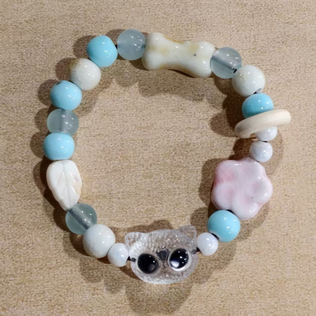 Alloy Ceramic Ethnic Style Single Handmade Filament Bracelet