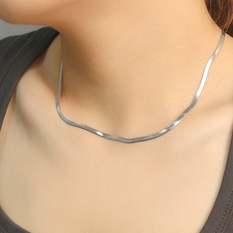 Women's High-grade Versatile Stainless Steel Elegant Affordable Necklaces