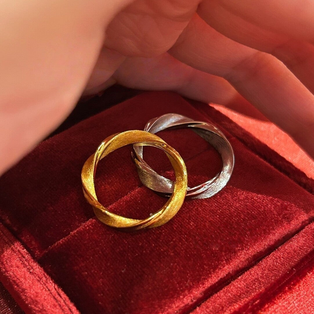 Ribbon Winding Silk Light High-grade Drawing Ring