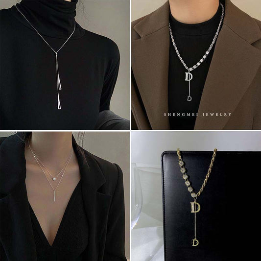 Trendy Light Luxury Minority High-grade Long Necklaces