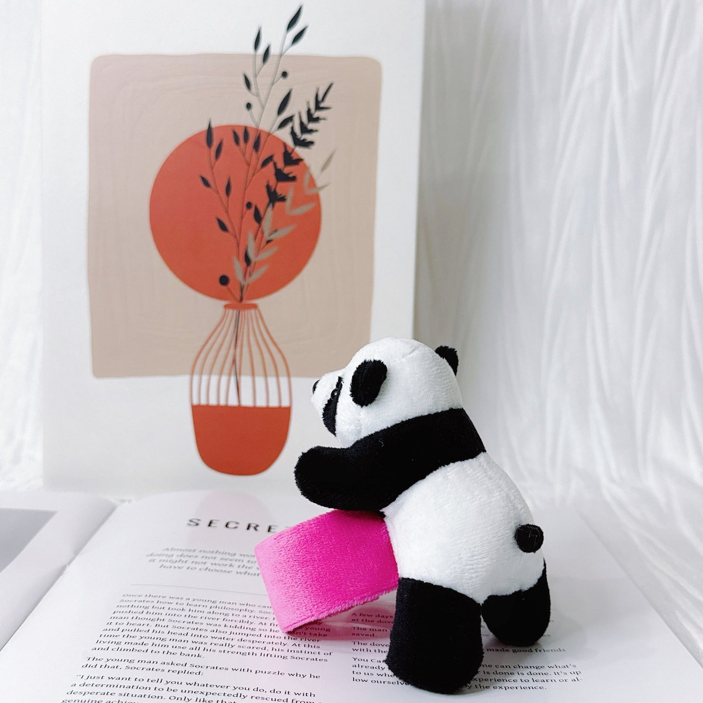 Cute Doll Plush Toys Decorations Sichuan Tourist Souvenir Cartoon Lying Bracelets
