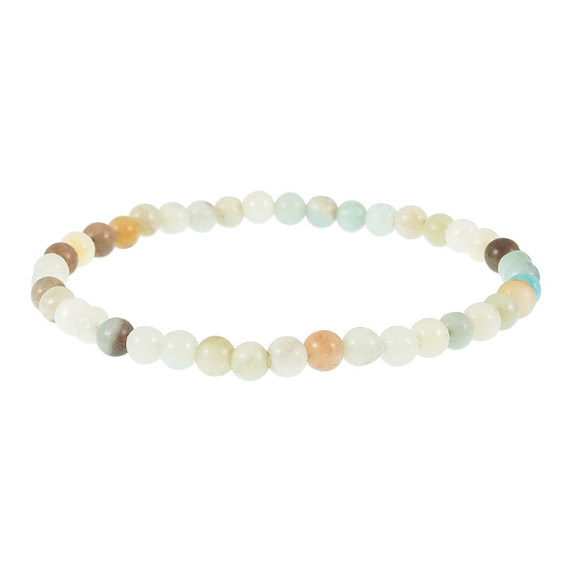 Stone Volcanic Rock Turquoise Malachite Agate Bracelet