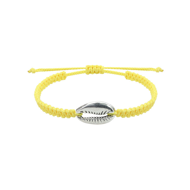 Waterproof Wax Line Woven Butterfly Sunflower Bracelets