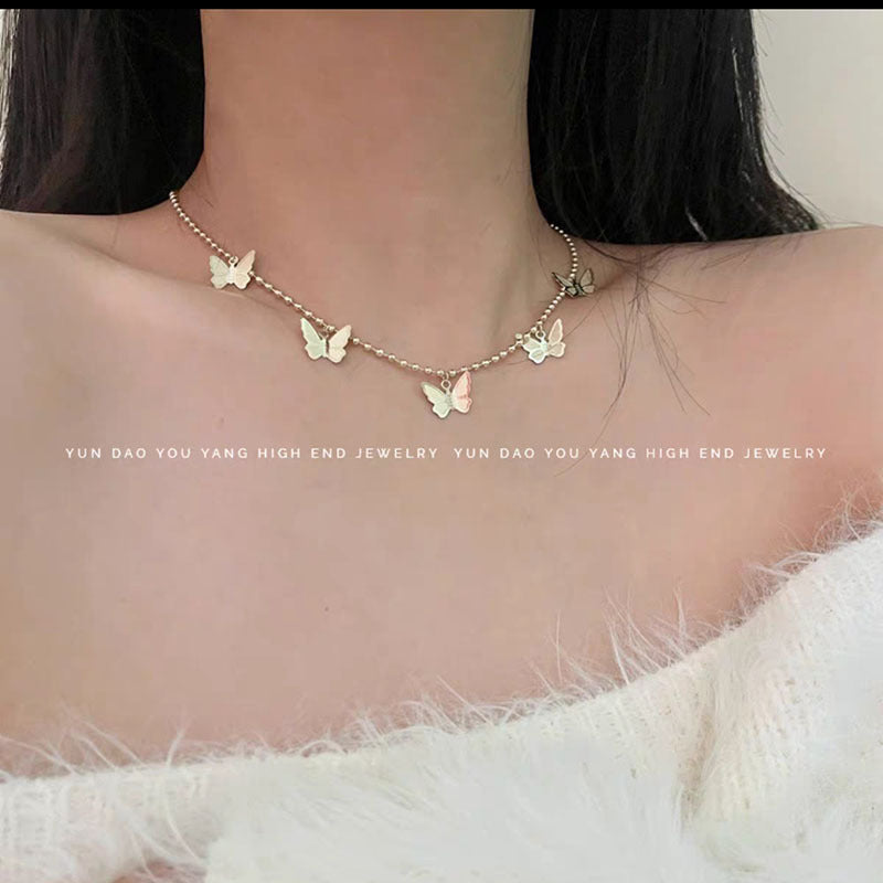 Women's Heart Light Luxury Minority Clavicle Chain Cold Necklace