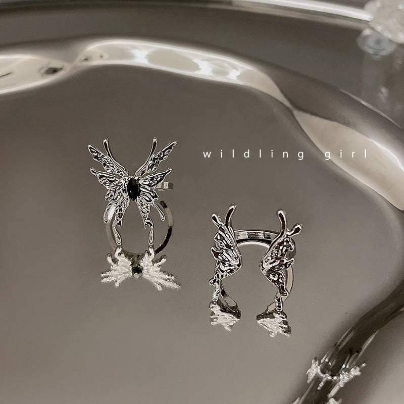 Female Retro Fashion High-key Dignified Opening Ring