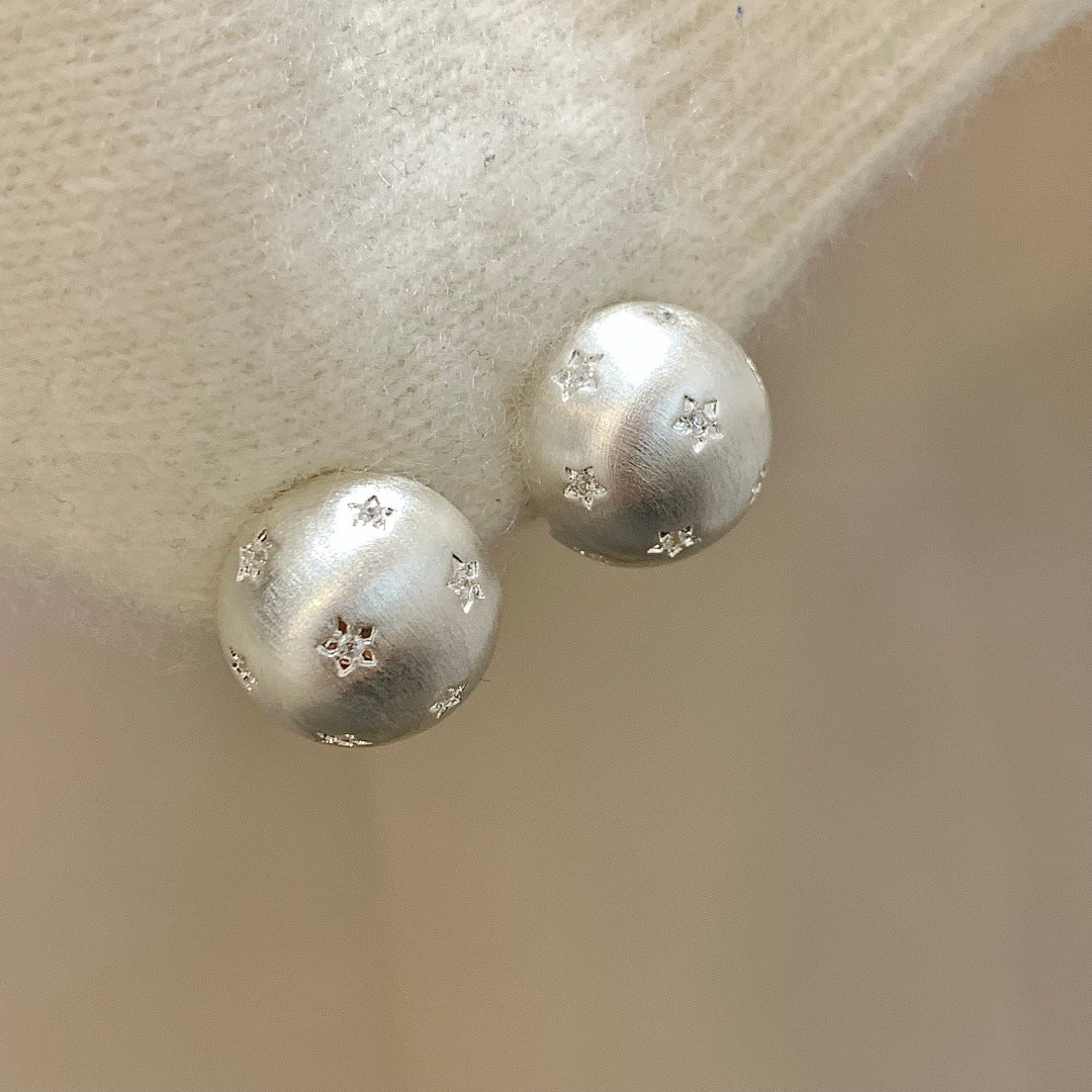Women's Star Ear Sier Light Luxury Simplicity Stud Earrings