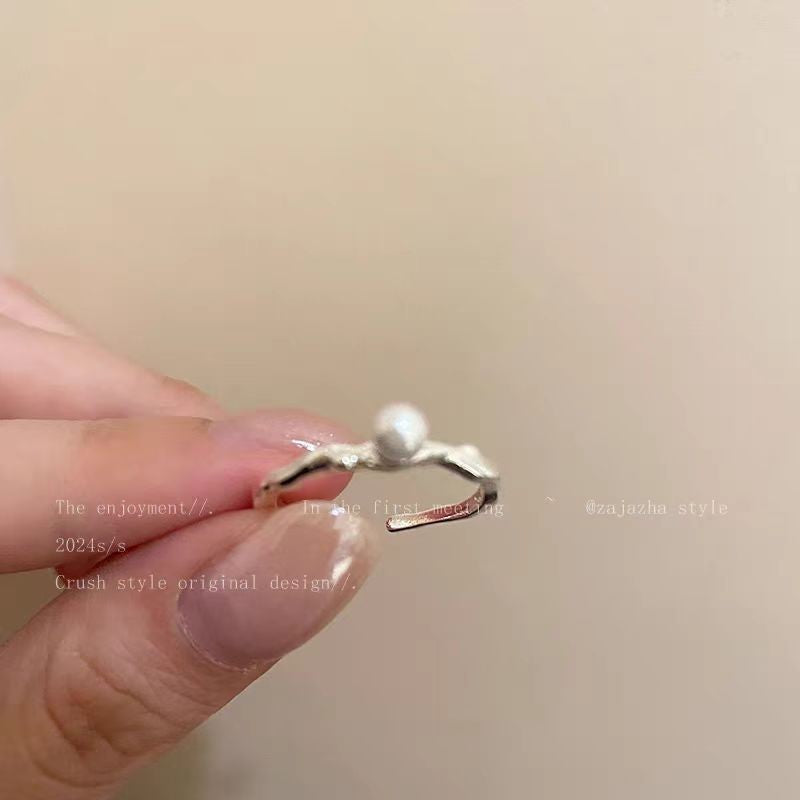 Women's Bow Tie Fashion Elegant Graceful Index Finger Light Luxury Minority Ring
