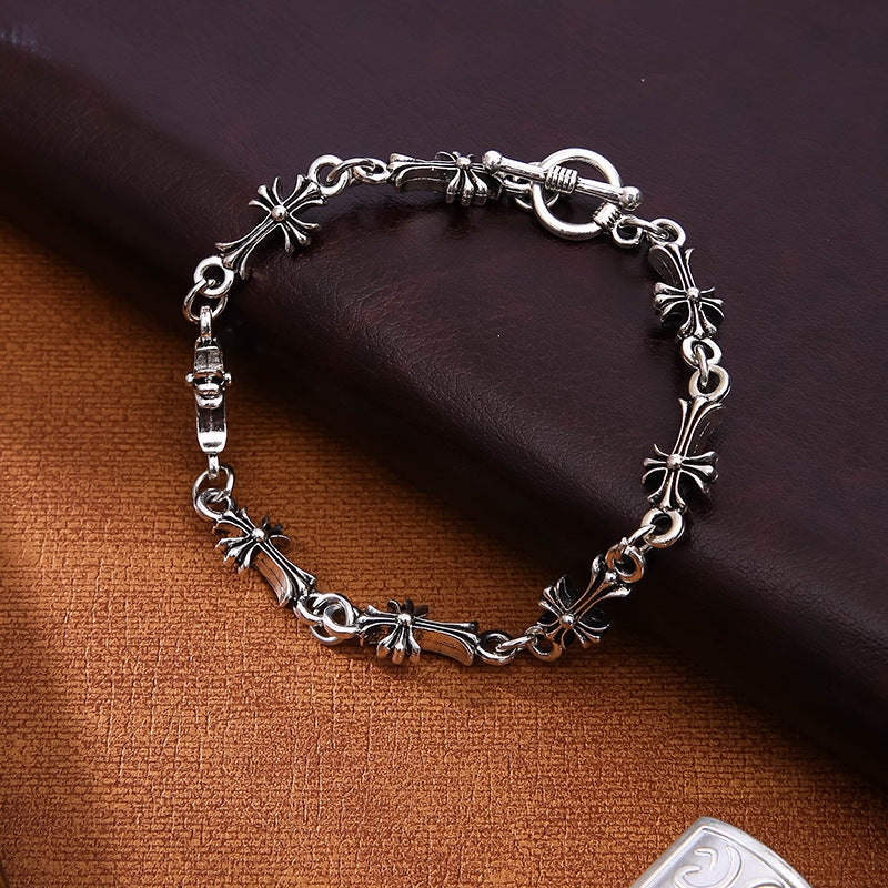 Women's & Men's Pear Snake Cross Fashion Crowe Couple Bracelets