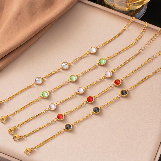 Steel Female Exquisite Thin Chain Gold Jewelry Accessories