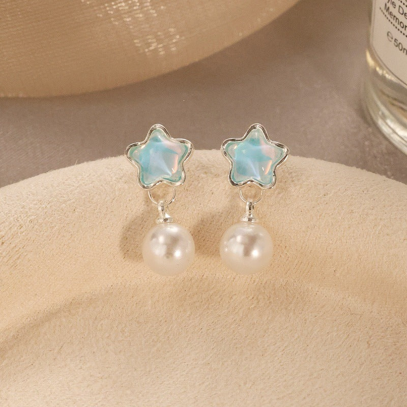 Women's Needle High-grade Super Flash Zircon Light Luxury Refined Grace Earrings