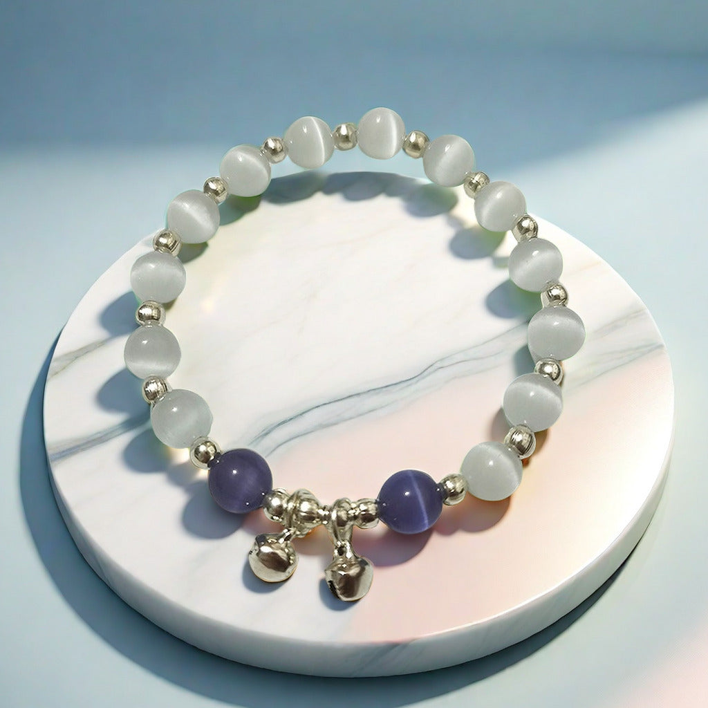 White Opal Butterfly Female Temperament Design Bracelets