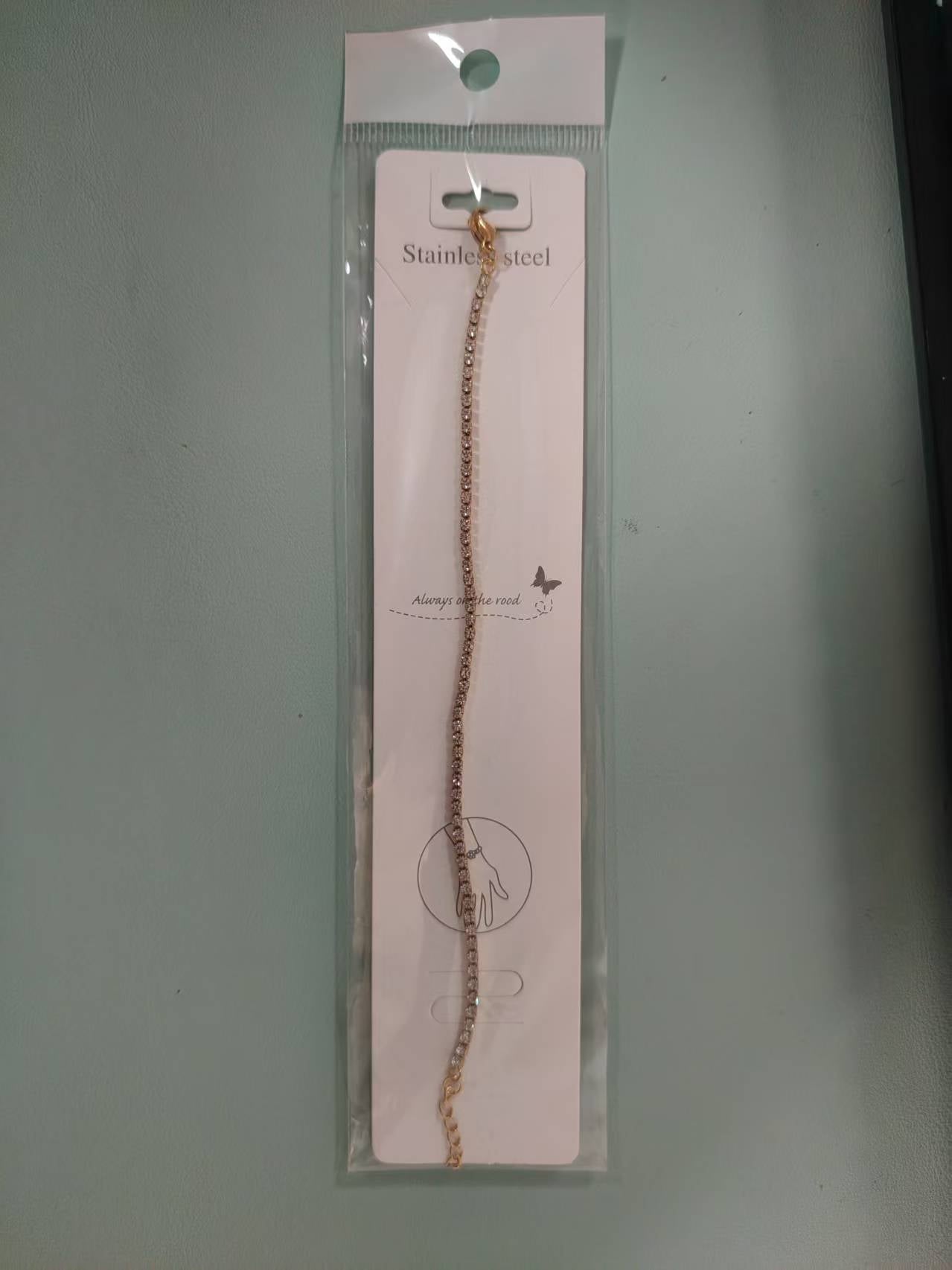 Zircon Tennis Chain Light Luxury Cold Style Girlfriends Full Diamond Bracelets
