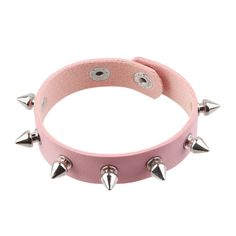Shot Punk Rivet Nightclub Fashion Couple Exquisite Single Bracelets