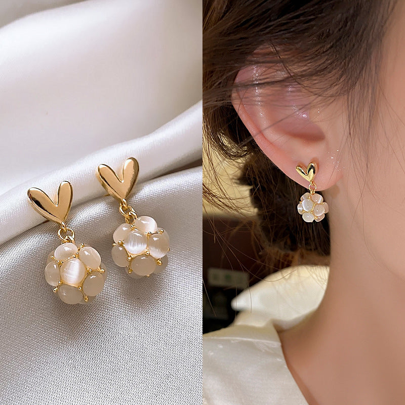 Women's Pearl Exquisite Minority High-grade Ear Sier Earrings
