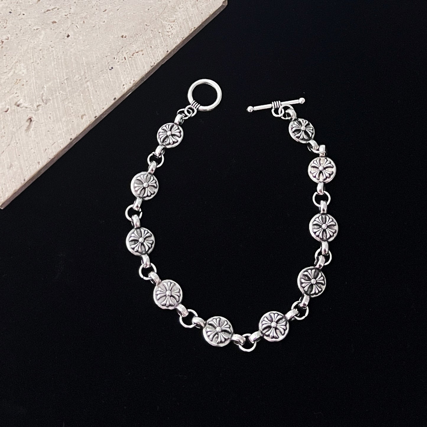 Women's & Men's Pear Snake Cross Fashion Crowe Couple Bracelet
