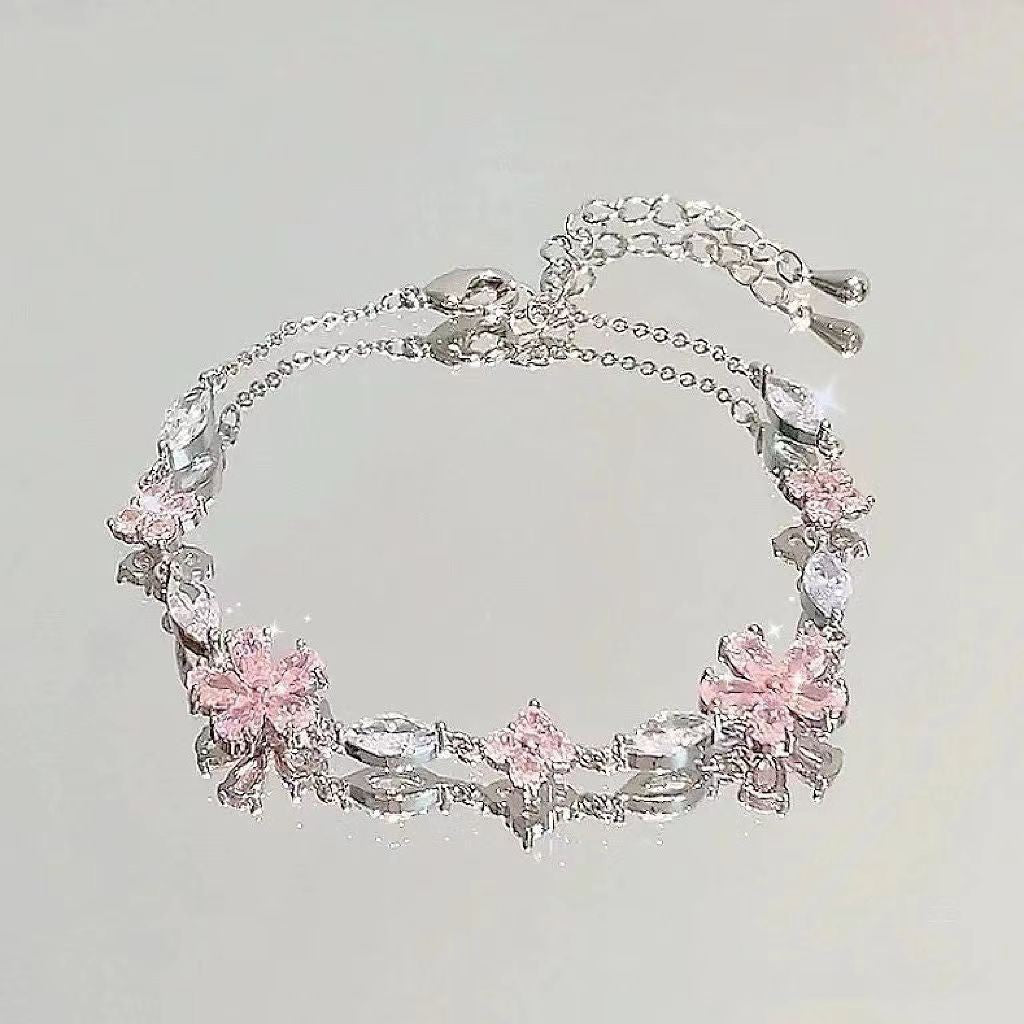 Women's Style Saturn Pearl Affordable Luxury Fashion Niche High Sense Full Bracelets