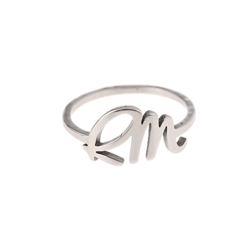 Cool Peripheral Titanium Steel Small Group Rings