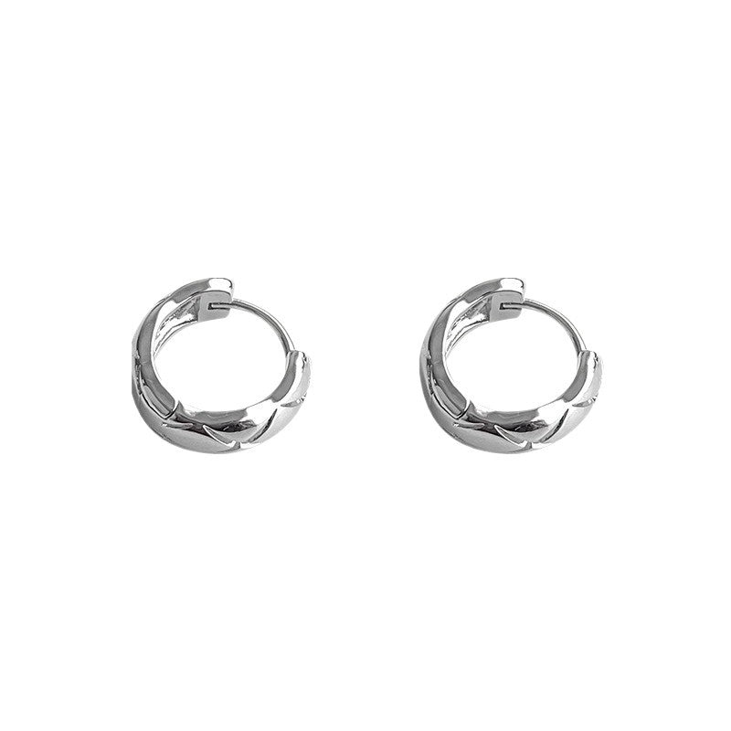 Rhombus Simple Light Luxury High-grade Retro Elegant Stud Earrings