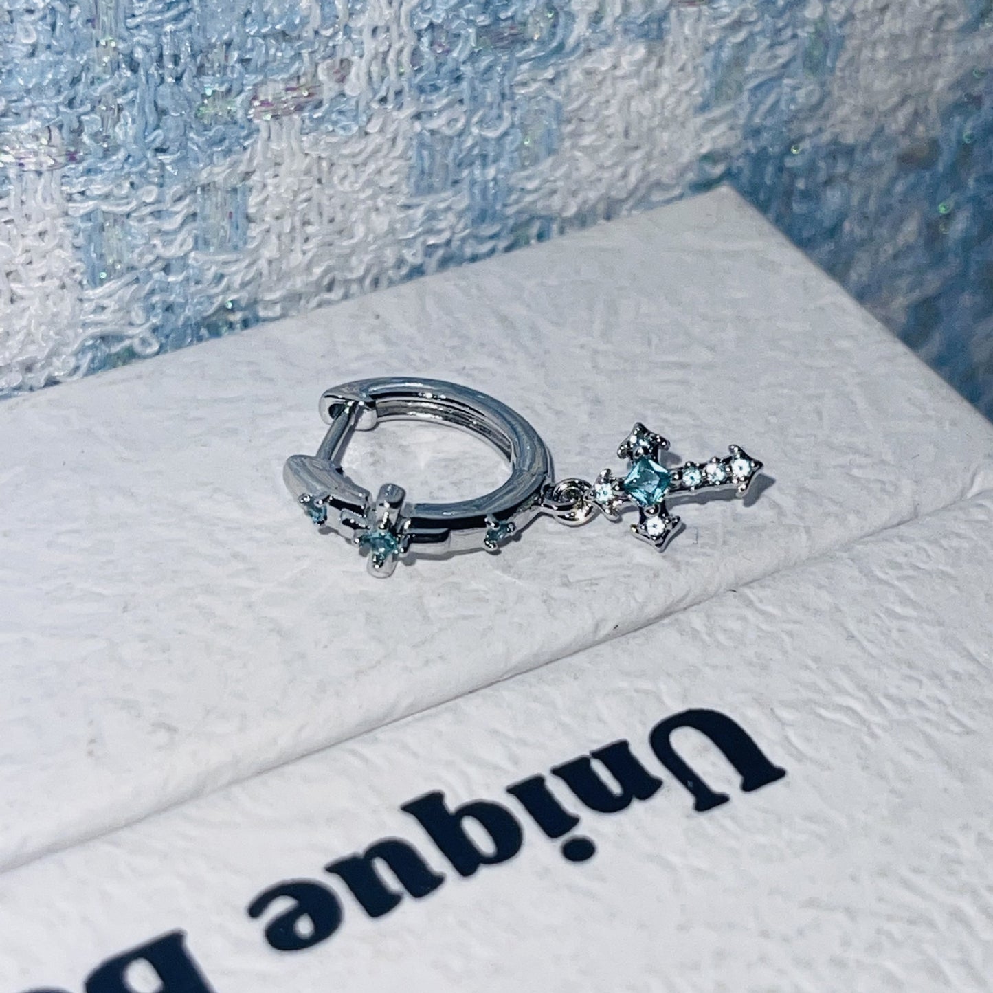 Steel Ear Bone Series Collection Clip Flash Earrings