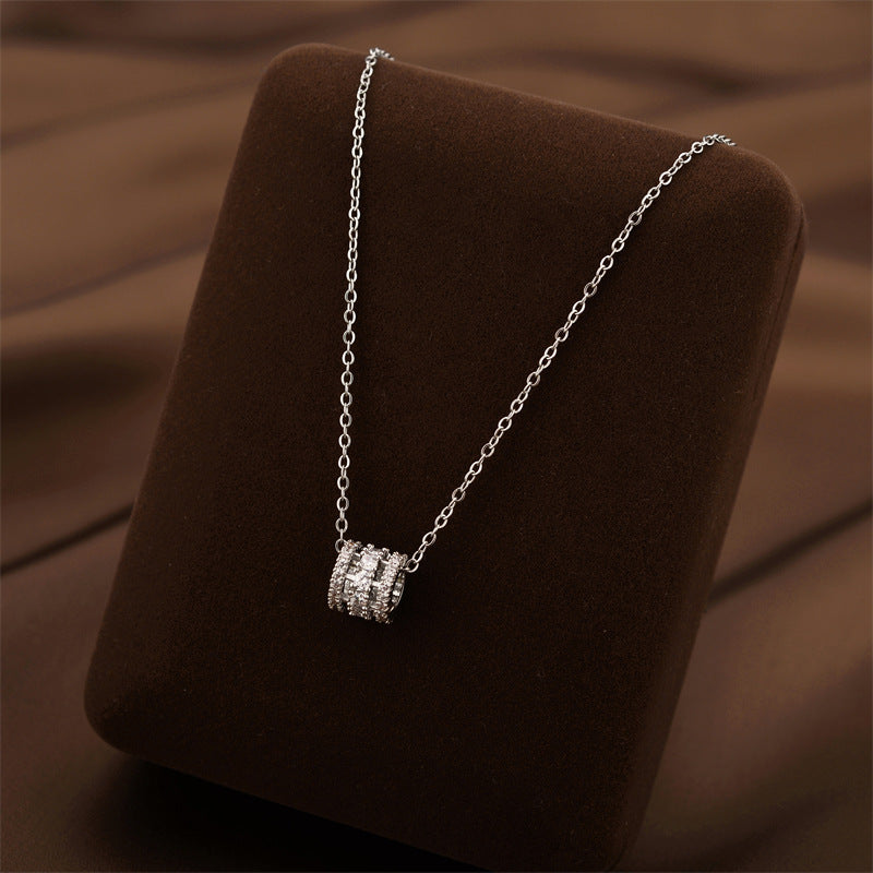 Titanium Steel Female Niche Simple Temperament Clavicle Pendants