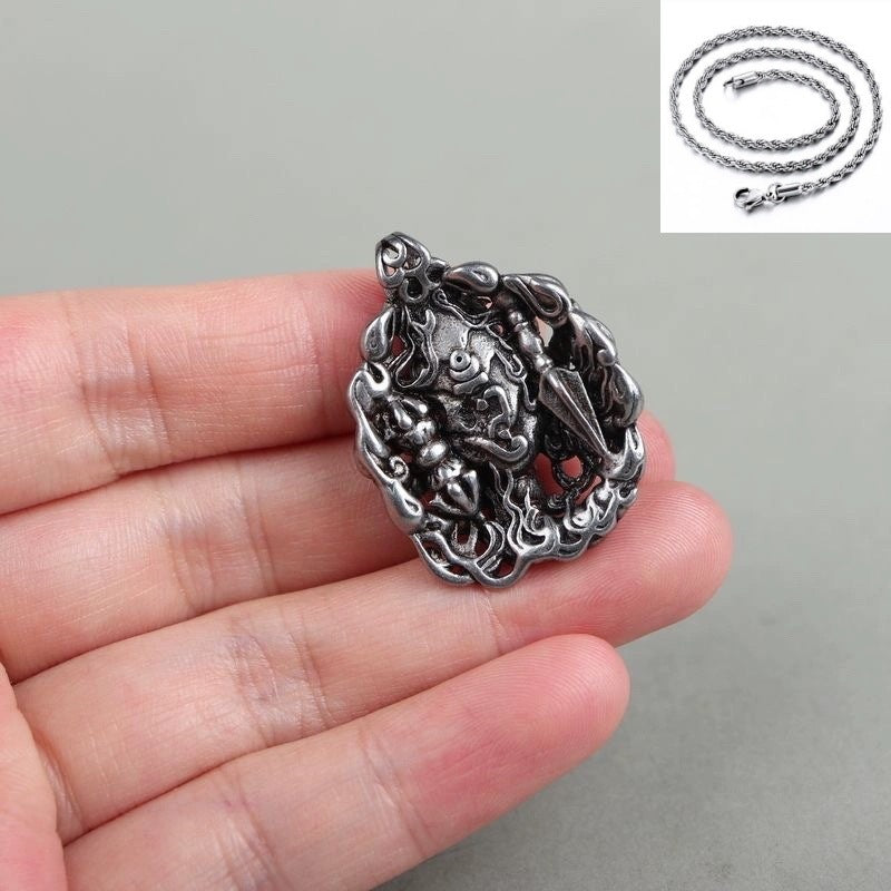 Iron Scorpion Buddha Beaded Hardware Mother Pendants