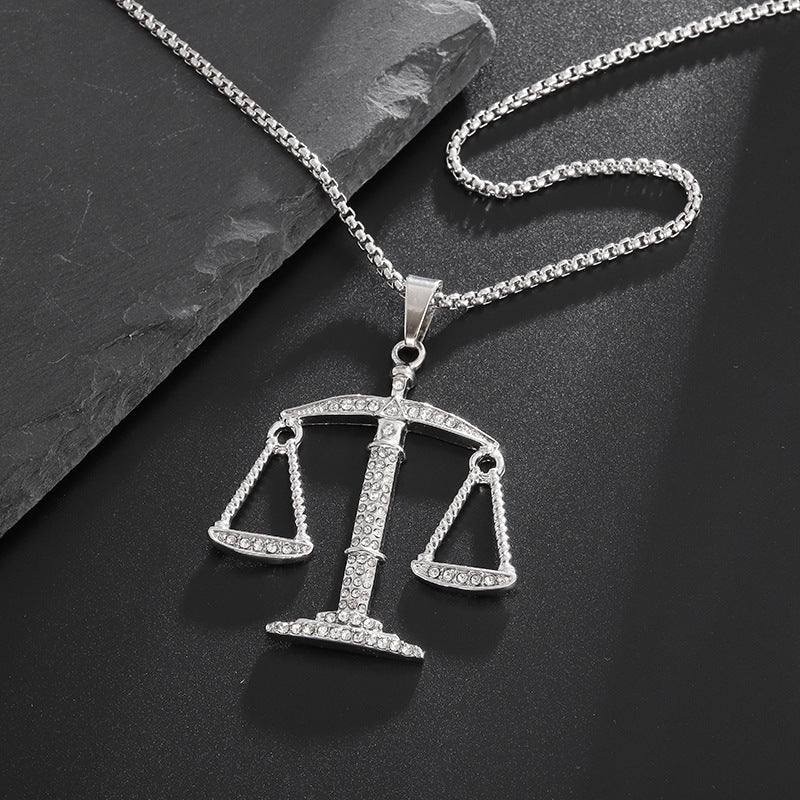 Punk Star Bone Saturn Halo Hipster With Personality Fashion Skull Pendants