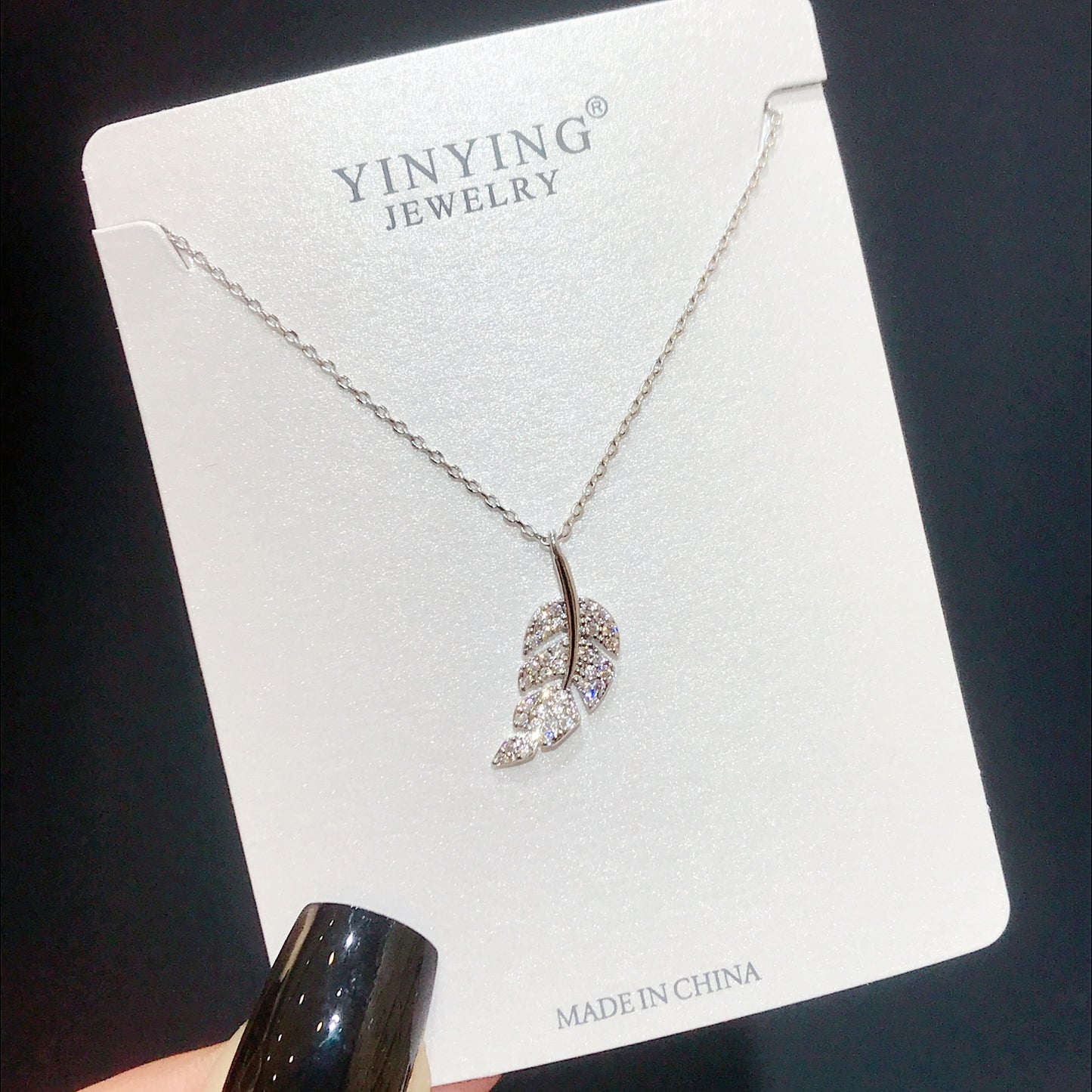 Women's Bow Fishtail Wings Clavicle Chain Super Long Color Necklaces