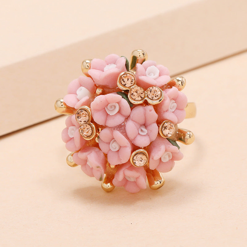 Women's Princess Pink Open Independent Packaging Personalized Ring