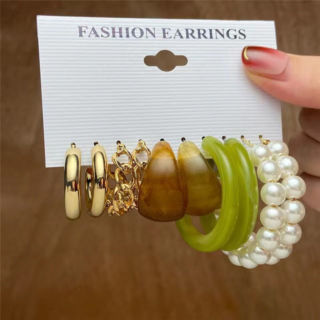 Women's Fashion Minimalism Temperament Wild Exaggerated Personalized Rings