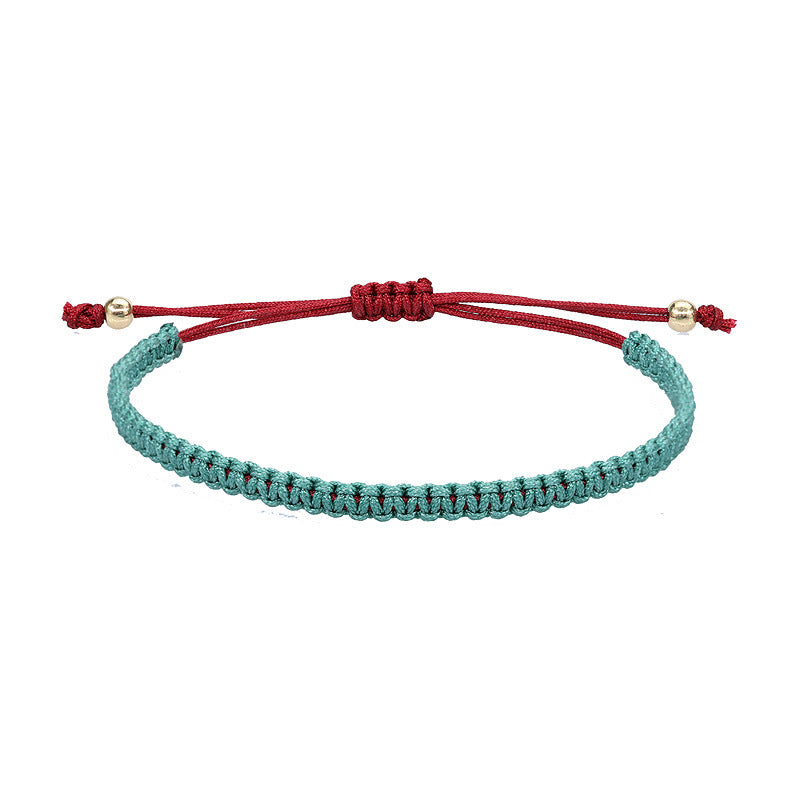 Hand Weaving Flat Knot Friendship Carrying Bracelets