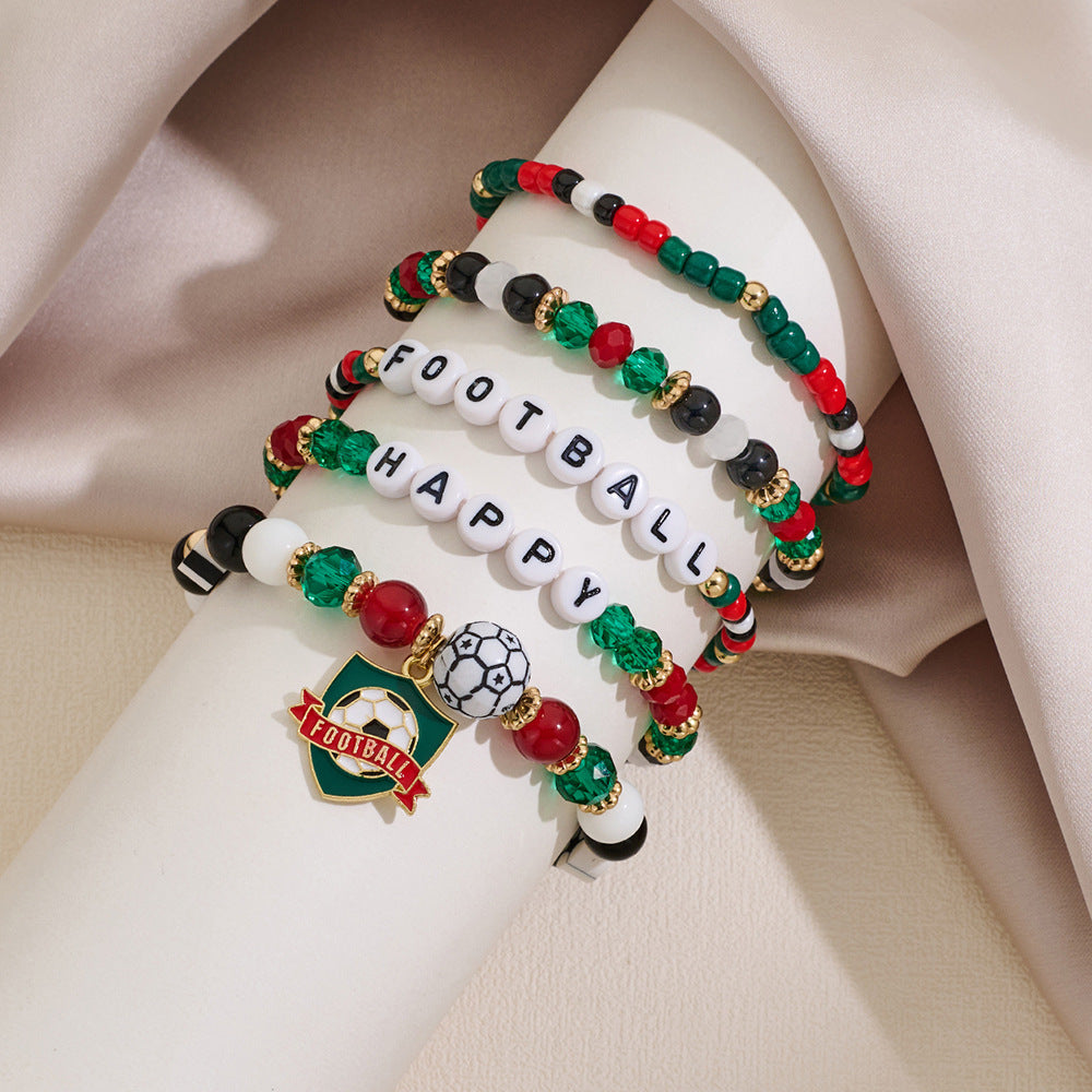 American Mexico World Cup Football Shoes Bracelet