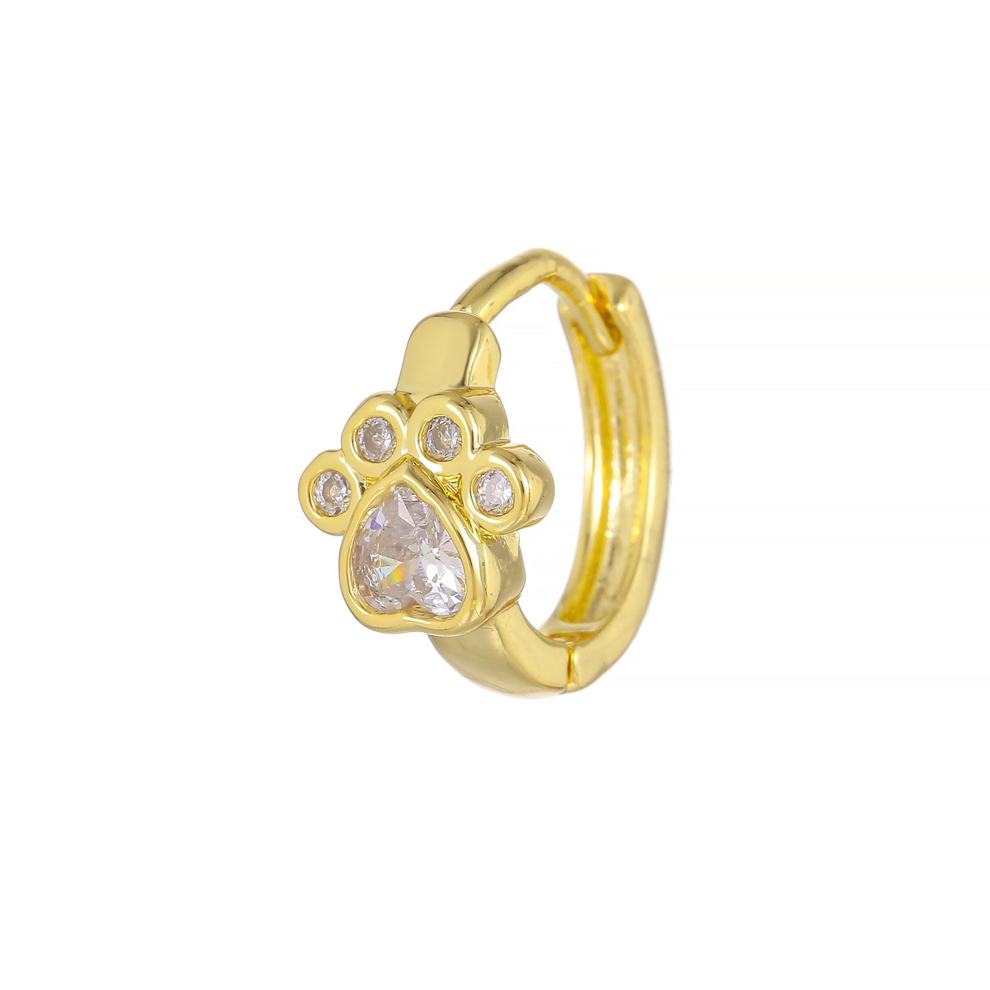 Geometric Micro Inlaid Zircon Clip Cold Ear Buckle