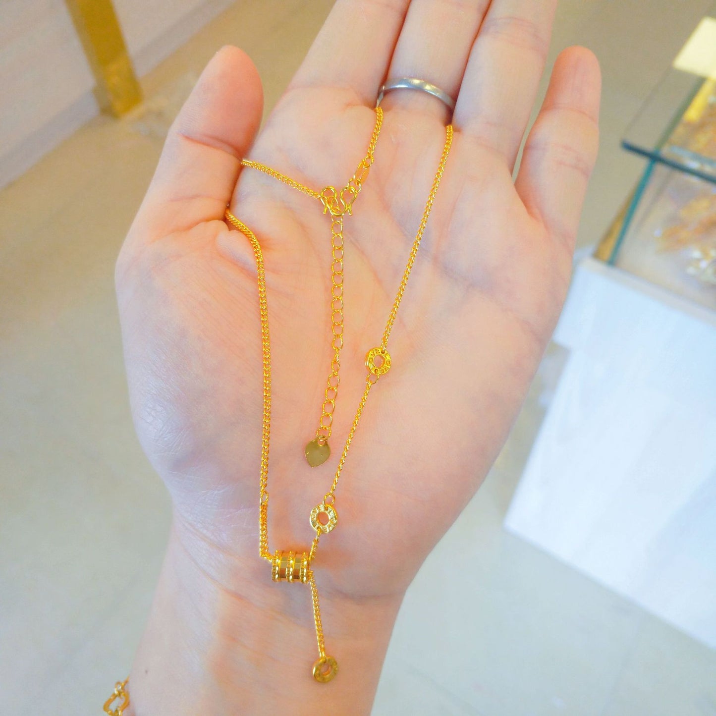 Women's Gold-plated Collarbone Small Waist Trendy Simple Necklace