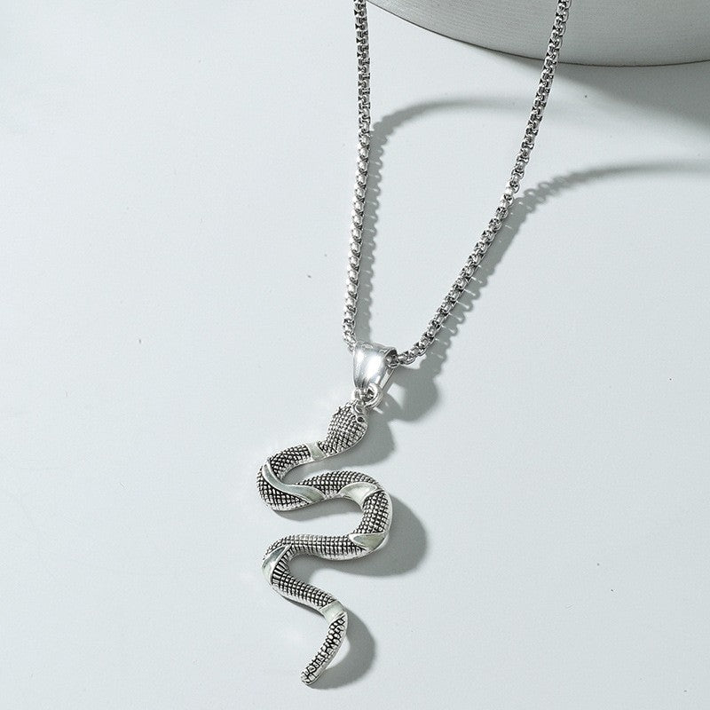 Personalized Fashion Snake Hip Hop Luminous Retro Pendants