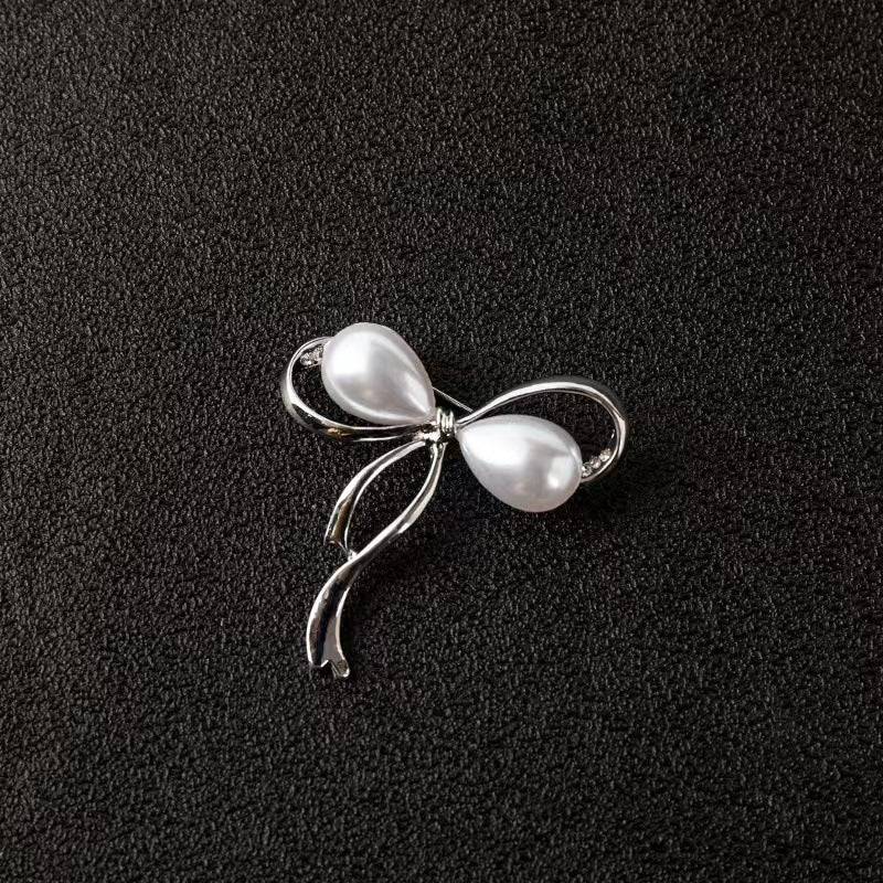 Golden Pearl Corsage Wheat Brooch Female High-grade Brooches
