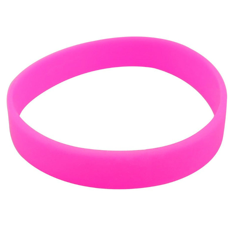 Wristband Lettering Silicone Sports Solid Color Printing Bracelet
