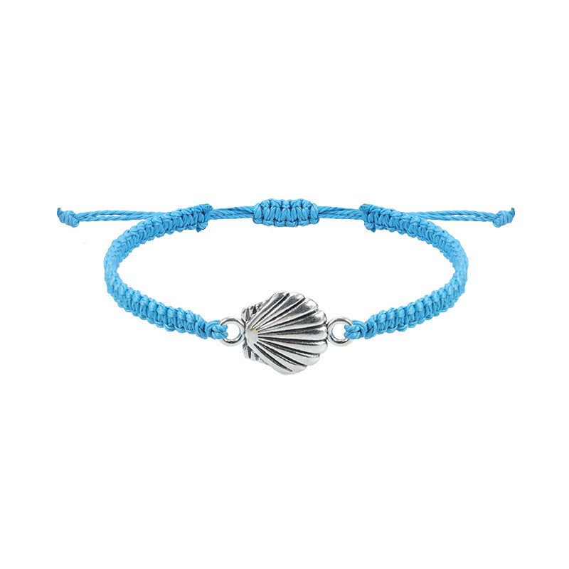 Waterproof Wax Line Woven Butterfly Sunflower Bracelets