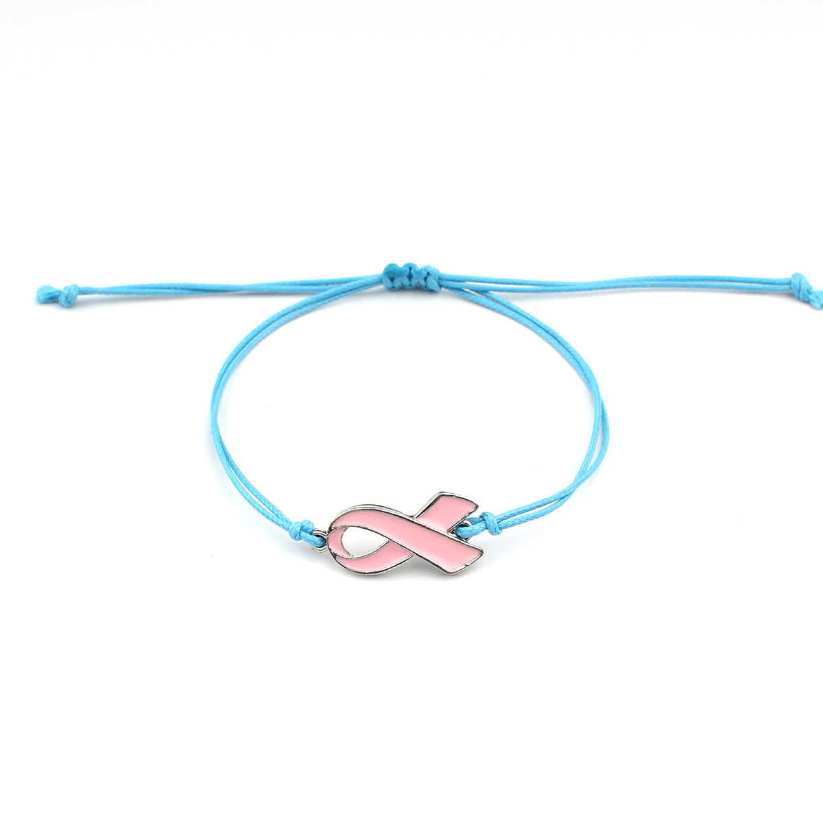 Women's Care For Breast Day Hand-woven Adjustable Carrying Strap Bracelets