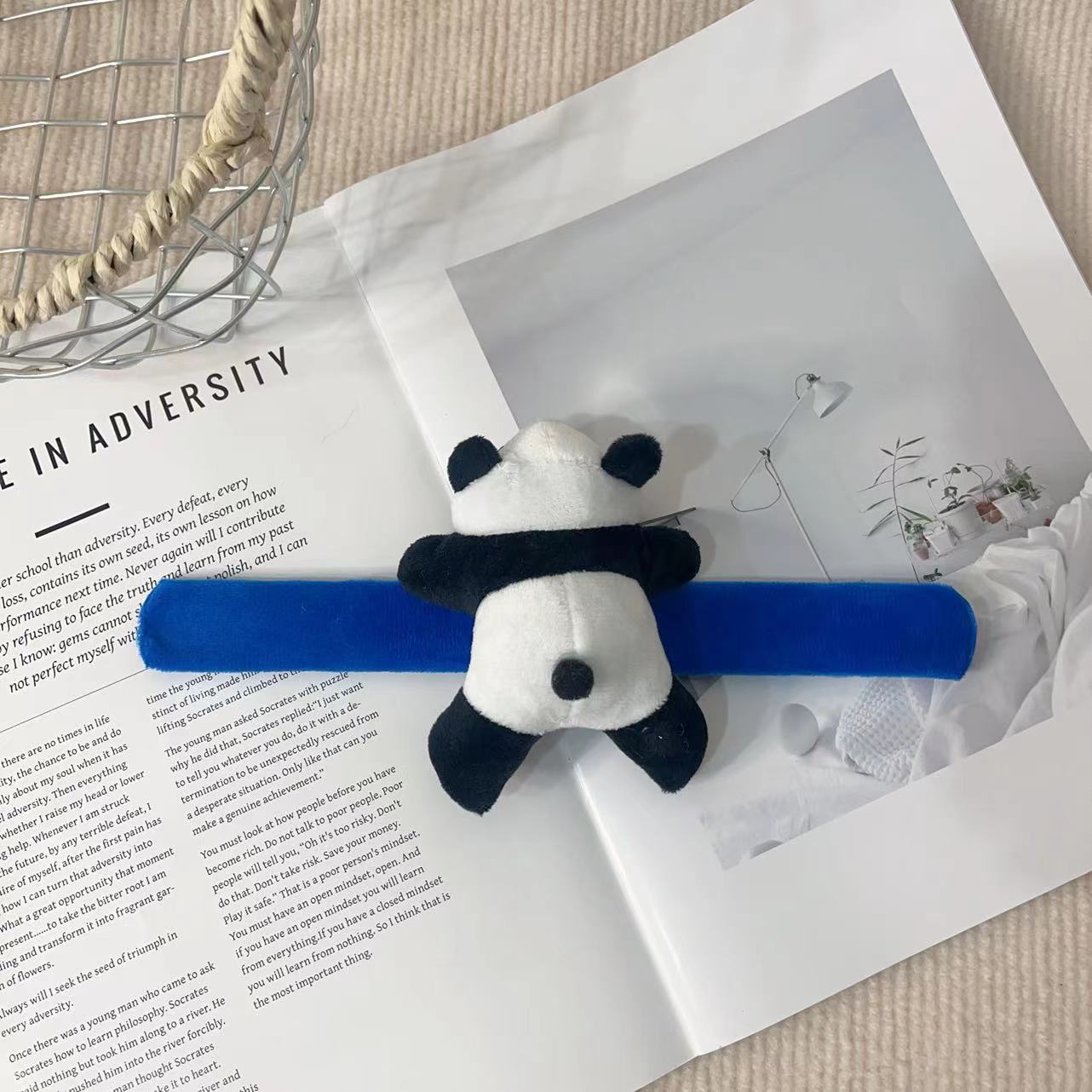 Doll Pop Cartoon Cute Leaning Bear Tourist Bracelet