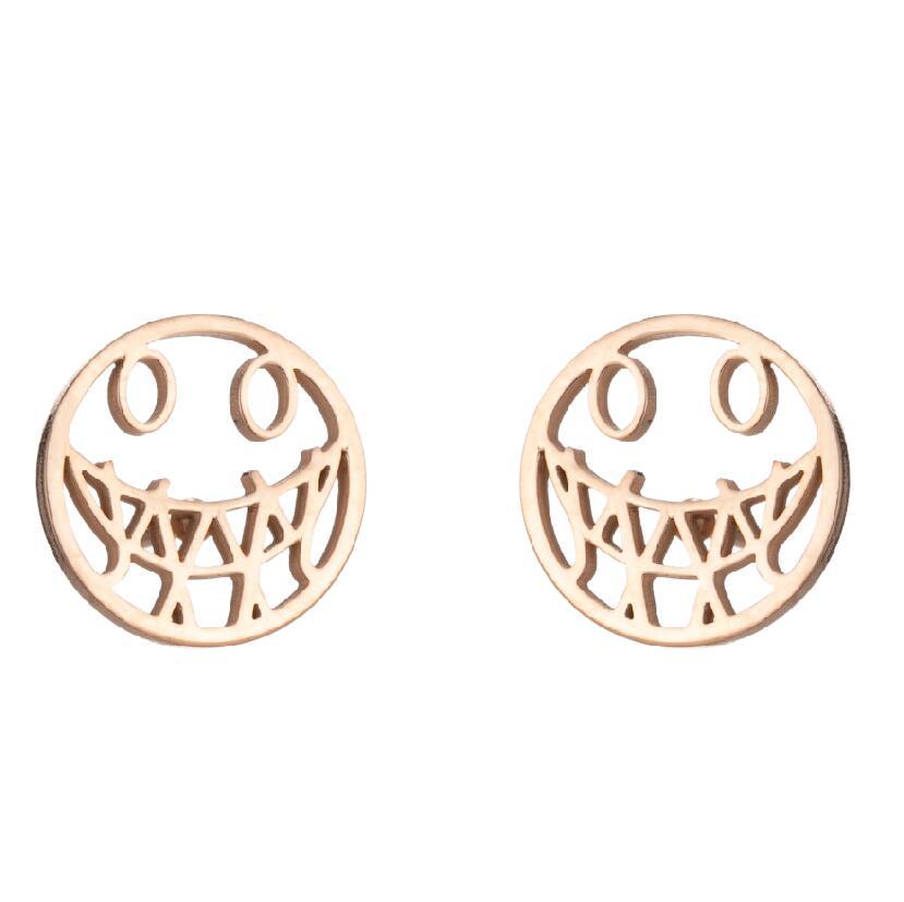 Smiley Face One Week Combination Halloween Earrings